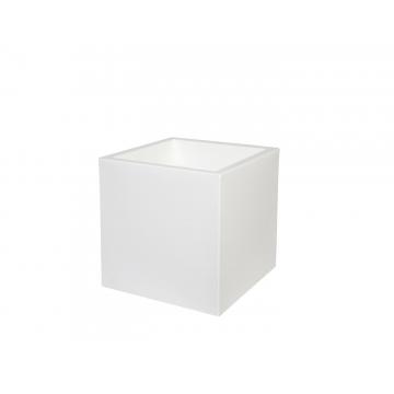 Γλάστρα CUBE λευκή 30Χ30Χ30