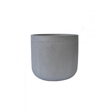 Γλάστρα fibreclay rain γκρι χρ. Φ37Χ34