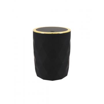 Κάδος αποριμμάτων ABS rubber 6lt μαύρος