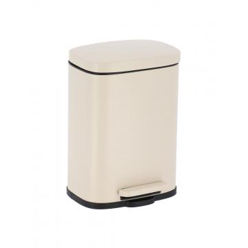 Κάδος απορριμάτων εκρού soft close 5L/21x18,5x29,5cm