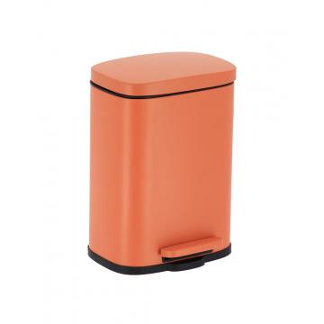 Κάδος απορριμάτων πορτοκαλί soft close 5L/21x18,5x29,5cm