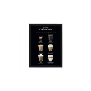 Κάδρο "Coffee guide" 30x40 cm
