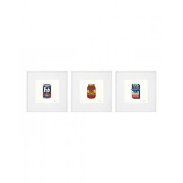 Κάδρο "VINTAGE PANTRY" 3σχέδια 40x40cm