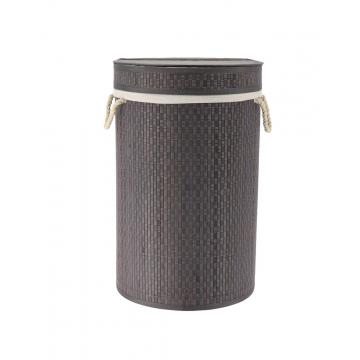 Καλάθι απλύτων bamboo γκρι  Φ35 H55 cm