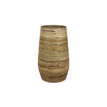 Καλάθι βάζο LOMBOK με νάυλον rattan 31/40Χ70