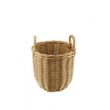 Καλάθι εξ.χώρου pp ανακ.wicker φυσικό 29X29