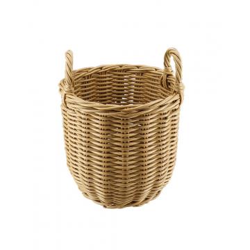 Καλάθι εξ.χώρου pp ανακ.wicker φυσικό 35X36