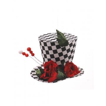 Καπέλο "CHECKERED" ασπρόμαυρο 26cm