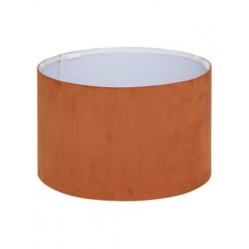 Καπέλο φωτιστικού πτυσ.βελουτέ  Terracotta Φ30x20cm
