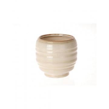 Κασπώ κεραμ.cream Φ8,5 Η7,5cm