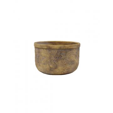 Κασπώ κεραμ.weave antique μπεζ χρ. Φ22Χ14,5