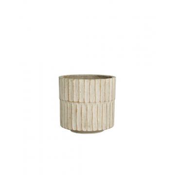 Κασπώ κεραμικό off white 20x19cm