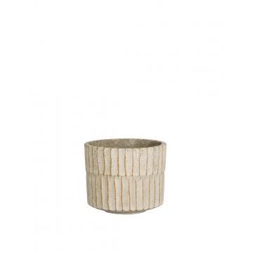 Κασπώ κεραμικό off white 15,5x12,5cm