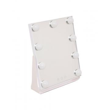 Καθρέφτης με λάμπες LED 27x32cm