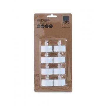 Κεριά ρεσώ LED 8τμχ Φ3,7Η3,7cm