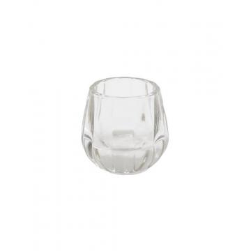 Κηροπήγιο γυάλινο 8x7,5cm