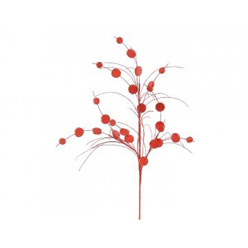 Κλαδί κόκκινο με μπάλες Η85cm