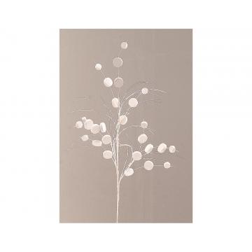 Κλαδί λευκό με μπάλες Η85cm