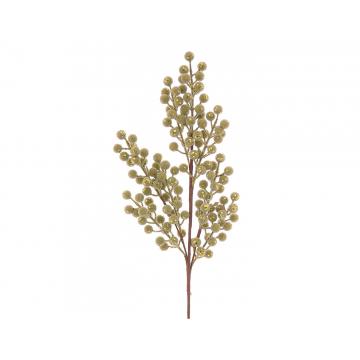 Κλαδί lime green Berries H65 cm