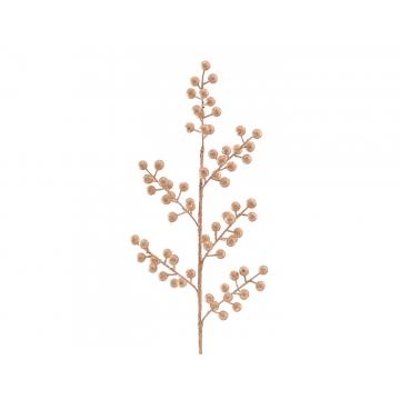 Κλαδί χρυσό/χρυσά berries H68cm