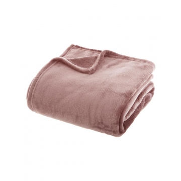 Κουβέρτα microfibre βελουδ.σάπιο μήλο 180Χ230