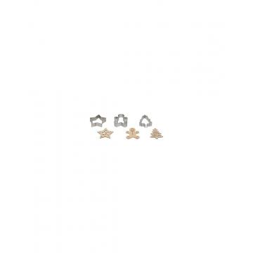 Κουπάτ χριστουγ. Σετ3τμχ 7,8 x  6,3 x  2 cm