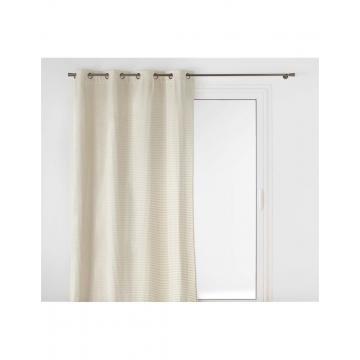 Κουρτίνα embossed velvet εκρού 140x260cm