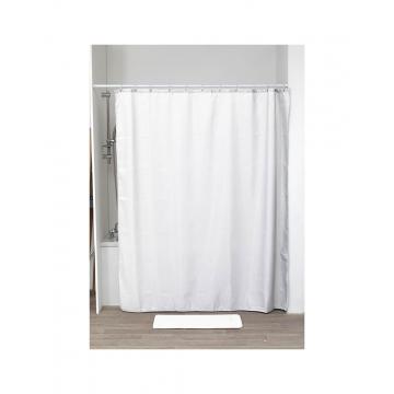 Κουρτίνα μπάνιου Polyester 180Χ200 diamond λευκή