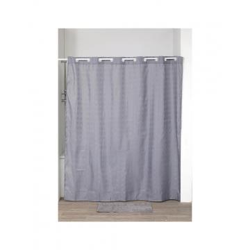 Κουρτίνα μπάνιου Polyester 180Χ200 γκρι