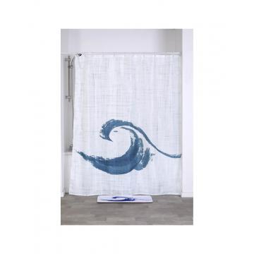 Κουρτίνα μπάνιου Polyester 180Χ200 manureva wave