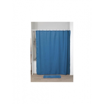 Κουρτίνα μπάνιου polyester BLUE PEACOCK 180Χ200