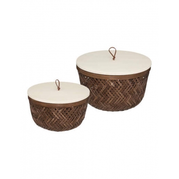 Κουτί με καπάκι bamboo σ/2 (19Χ12+23Χ15)