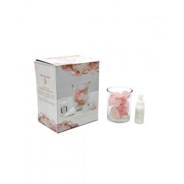 Κρύσταλλοι αρωματ.σε ποτήρι με λαδάκι rose crystal 280gr
