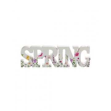 Ξύλινη διακοσμ.επιγραφή "SPRING" 29,5x2x9cm
