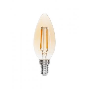 Λάμπα led Flame-shaped C35/E14/2W Φ3,5 Η9,9cm