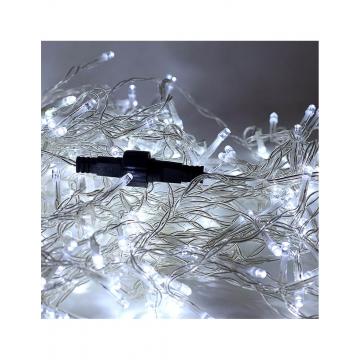 Λαμπάκια κουρτ.Χ300 icicle 6M , μετασχ.επεκτ., διαφ./white