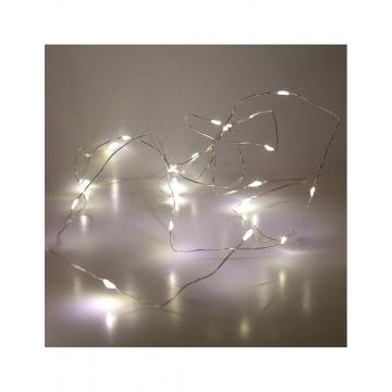 Λαμπάκια μπατ.ελατ.X40LED διαφ/soft