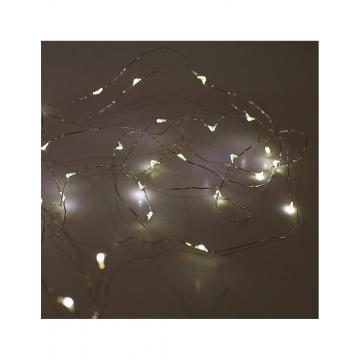 Λαμπάκια μπατ.εξωτερ.X100LED σύρμασυχν.10Msoft