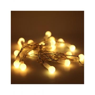 Λαμπάκια μπίλιες Χ20LED μπαταρίας
