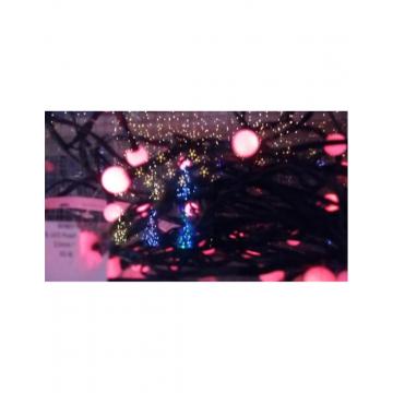 Λαμπάκια μπίλιες X40LED μετασχ.πρασ/κόκ
