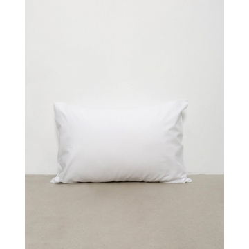 Απλή Βαμβακερή Μαξιλαροθήκη Περκάλι Pallas 52x72cm 52x72cm Άσπρο