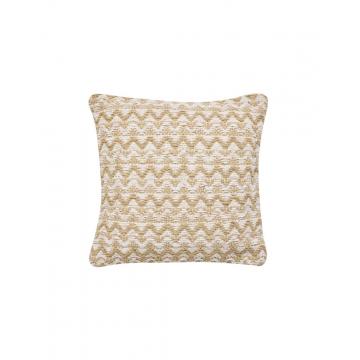 Μαξιλάρι coton/polyester μπεζ 40x40cm