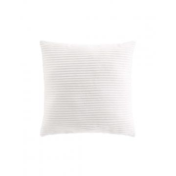 Μαξιλάρι embossed velvet λευκό 45x45cm