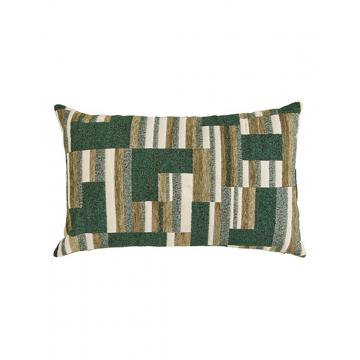 Μαξιλάρι Jacquard χακί 30x50cm