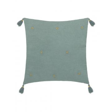 Μαξιλάρι Polycotton πετρόλ 40Χ40