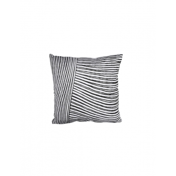 Μαξιλάρι stripes μαύρο 45Χ45