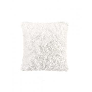 Μαξιλάρι λευκή γούνα 40x40cm