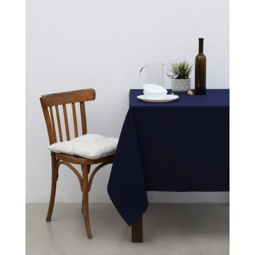 Μονόχρωμο τραπεζομάντηλο Monaco 6 ατόμων (135x175cm) Blue Black