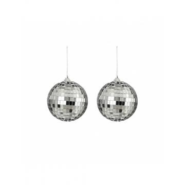 Μπάλα  Disco Mirror ασημι Φ10cm  σ/2
