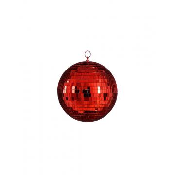 Μπάλα disco mirror κόκκινη 20εκ.